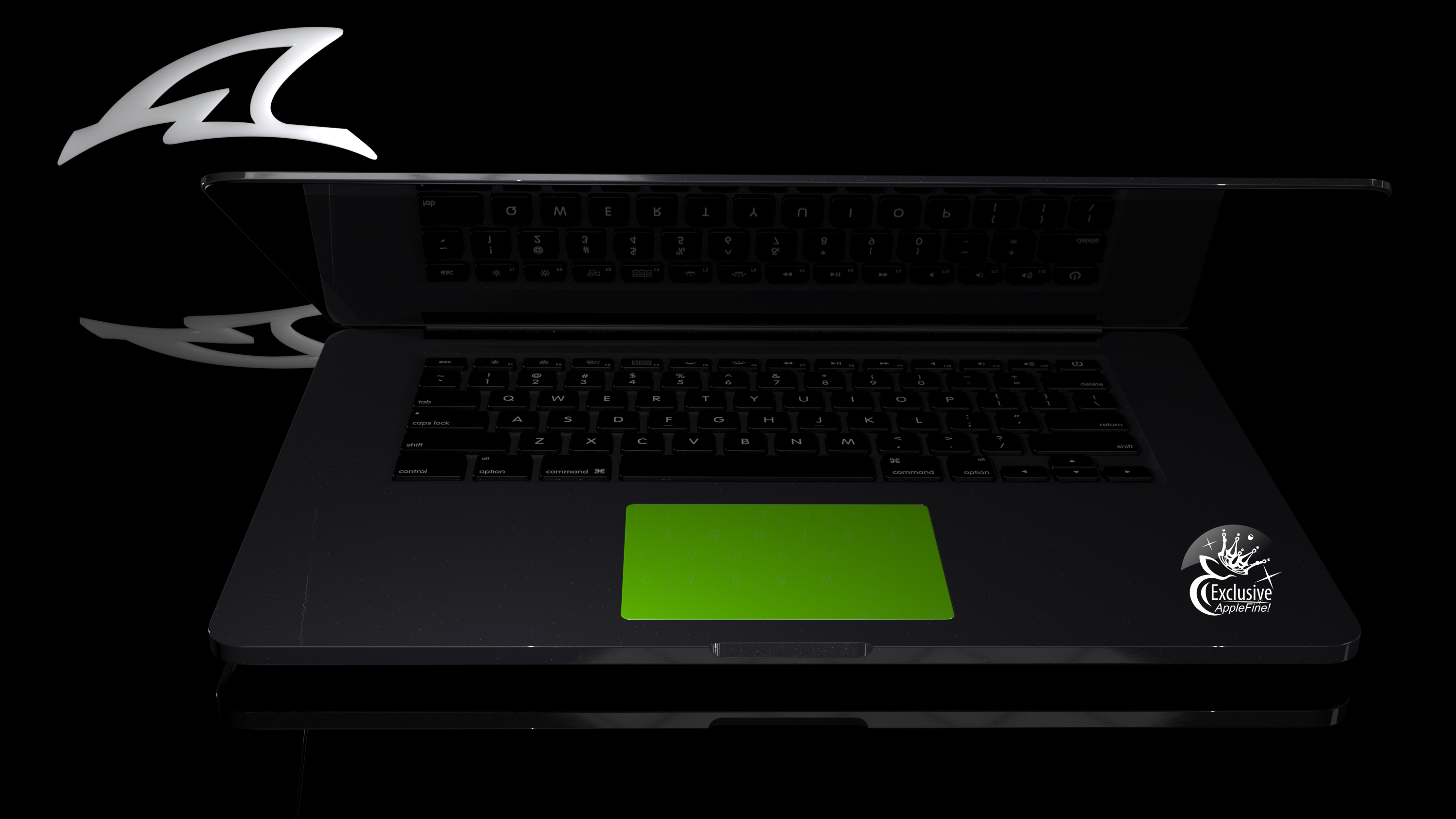 Эксклюзивный MacBook Pro Mamba Green Top